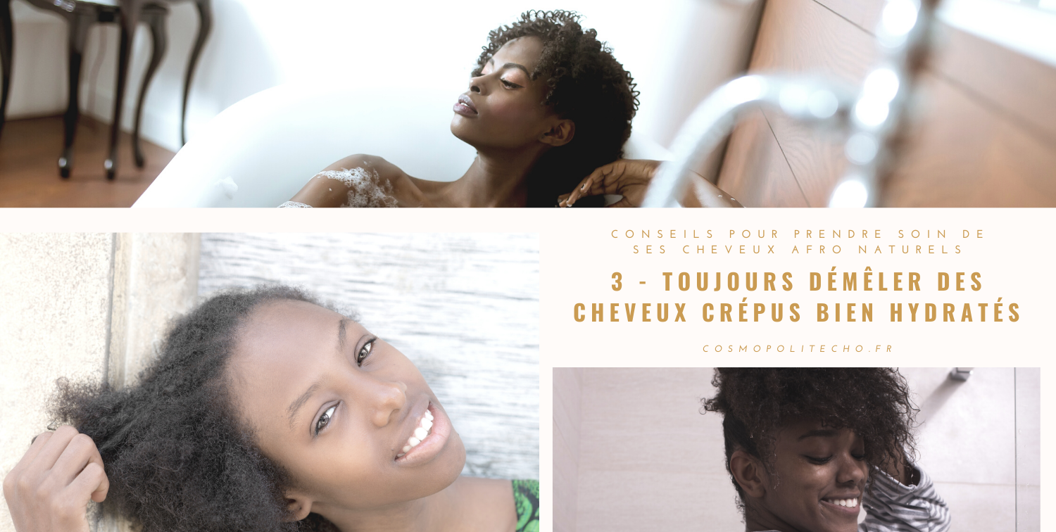 5 astuces simples et rapides pour prendre soin des cheveux crépus